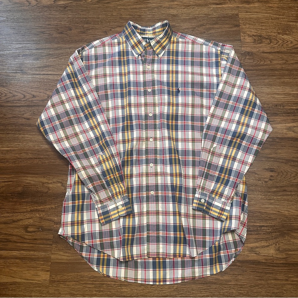 Polo Ralph Lauren Blake Plaid button up down shirt